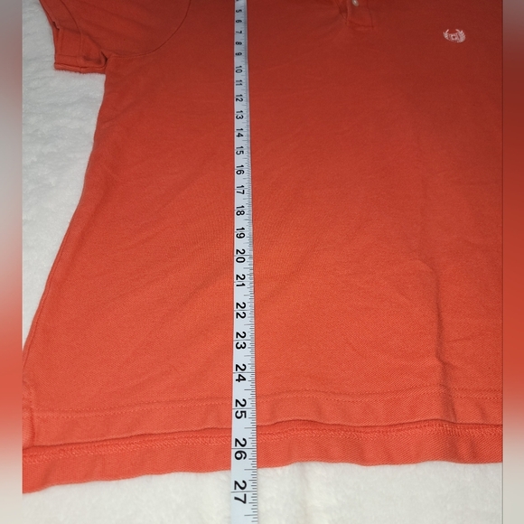 Chaps Burnt Orange Polo Shirt Vibrant Classic Design - Picture 6 of 8